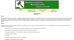 Desktop Screenshot of massmoderators.org